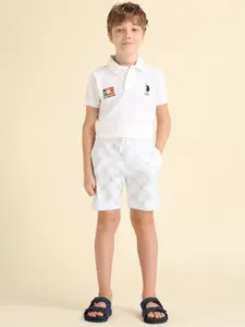U.S. Polo Assn. Kids U.S. Polo Assn. Boys Checked Shorts