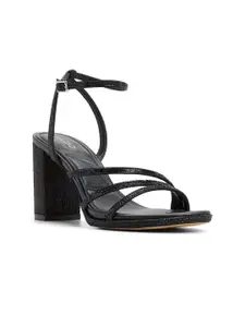 ALDO Embellished Block Heel Sandals with Buckles