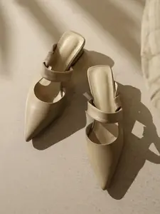 PURPLEHUNT Women PU Block Pumps