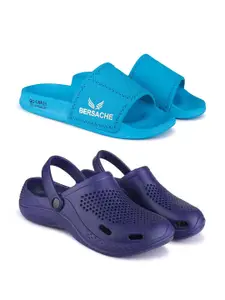 BERSACHE Pack Of 2 Men Clogs