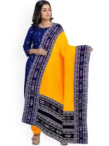 KALPRA FASHION Geometric Printed Pure Cotton Unstitched Dress Material