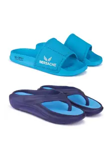 BERSACHE Men Pack of 2 Flip Flops