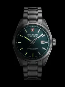 SWISS MILITARY HANOWA Men Bracelet Style Straps Analogue Swiss Made Watch SMWGH0004104