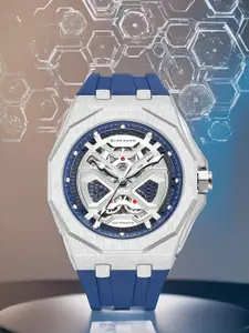 GIORDANO Men Printed Dial & Straps Analogue Automatic Motion Powered Watch GZ-50125-03