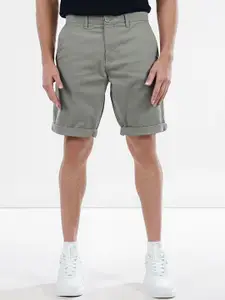Celio Men Mid-Rise Regular Fit Knee Length Chino Shorts