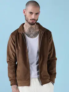 SHOWOFF Men Checked Windcheater Cotton Bomber Jacket