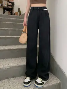 DressBerry Women Mid-Rise Straight Fit Cotton Jeans