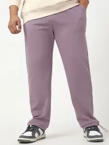 Bewakoof Heavy Duty 1.0 Men Purple Plus Size Textured Parachute Pants