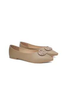 Sherrif Shoes Women Embellished Round Toe Mules Flats