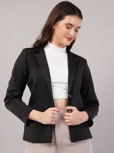 Purple State Slim-Fit Single Breasted Formal Blazer