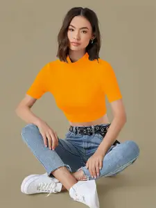 Dream Beauty Fashion Women Fitted Crop Top