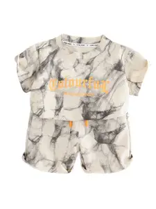 StyleCast x Revolte Boys Dyed T-shirt With Shorts