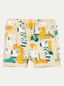 Juniors by Lifestyle Boys Printed Regular Fit Mid-Rise Cotton Fashion Shorts