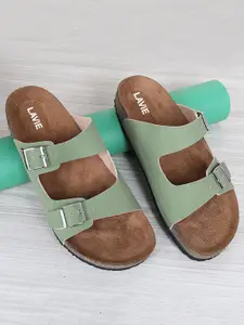 Lavie Women Open Toe Flats with Buckles