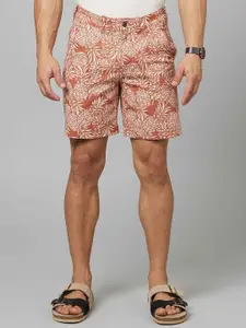 Celio Men Floral Printed Cotton Shorts