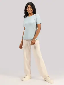 Blissclub Women Move All Day Pointelle Cotton Top