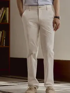 Andamen Mens Casual Triblend Cotton Woven Regular Fit Trouser