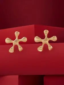 AMI Gold-Plated Contemporary Studs