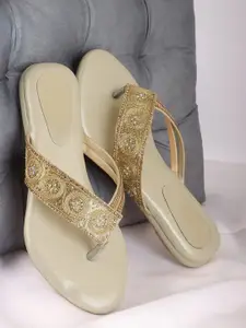 DIPYO Embellished Party Comfort Sandals