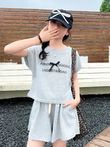 StyleCast x Revolte Girls Pure Cotton Top With Shorts