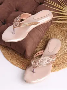 DIPYO Women Embellished Comfort  Heels Sandals