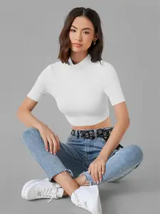 Dream Beauty Fashion Women Fitted Crop Top