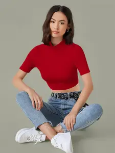 Dream Beauty Fashion Women Fitted Crop Top