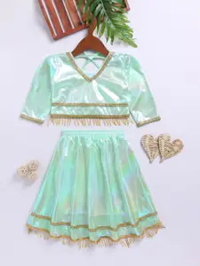 JBN Creation Girls Ready to Wear Lehenga &