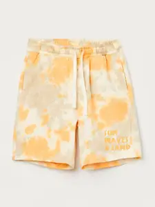 Fame Forever by Lifestyle Boy Colourblocked Mid-Rise Regular Fit Regular Shorts