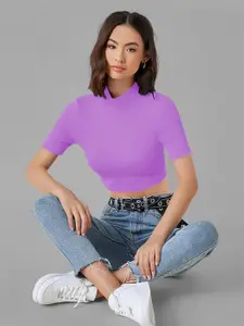Dream Beauty Fashion Women Solid Crop Top