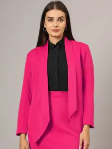 BRINNS Shawl Collar Open Front Blazer