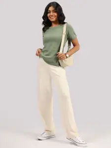 Blissclub Women Move All Day Pointelle Cotton Top