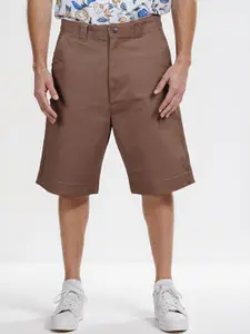 Celio Men Solid Regular Fit Cotton Shorts