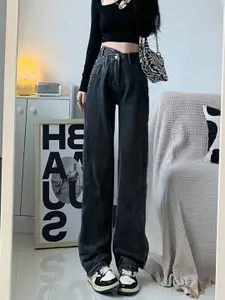 DressBerry Women Cotton Mid-Rise Light Fade Regular Fit Jeans