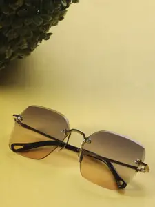 Leeway Women Rectangle Sunglasses with UV Protected Lens