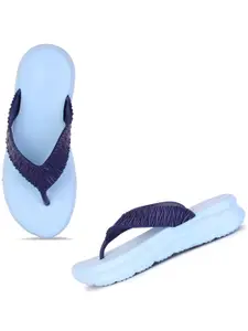 PENNEN Women Self Design Thong Flip-Flops