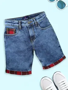 KiddoPanti Boys Denim Rollup Shorts