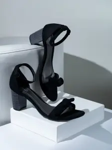 Inc 5 Party Women Open Toe Block Sandals with Ankle Loop