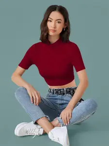 Dream Beauty Fashion Women Fitted Crop Top