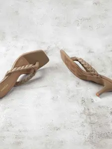 Mochi Textured Kitten Open Toe Sandal