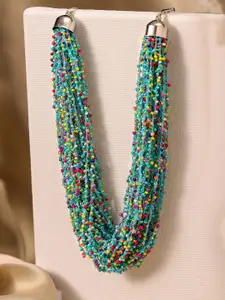 Priyaasi Artificial Stones and Beads Necklace