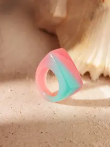 Priyaasi Pink Floral Ring