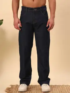 DENIMLOOK Men Relaxed Fit Low-Rise Clean Look No Fade Stretchable Jeans