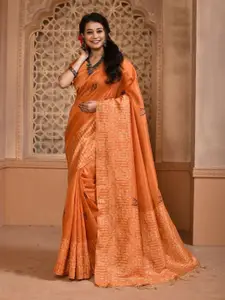 Anouk Woven Design Zari Handloom Saree