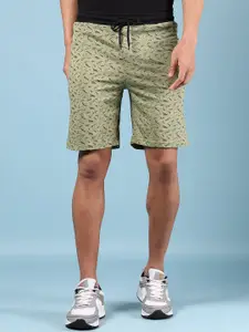 V-Mart Men Printed Mid-Rise Cotton Shorts