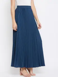 Moda Rapido Flared Pleated Maxi Skirt