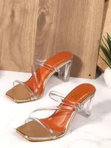 DIPYO Women Open Toe Block Sandals