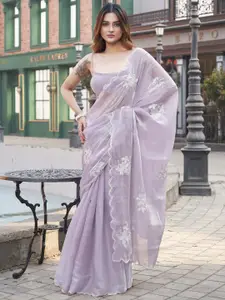 Tikhi Imli Sequinned Tissue Saree