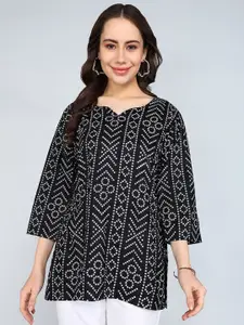 Tviksha Fashion Women Bandhani Printed Kurti