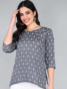 Tviksha Fashion Ethnic Motifs Printed Straight Kurta